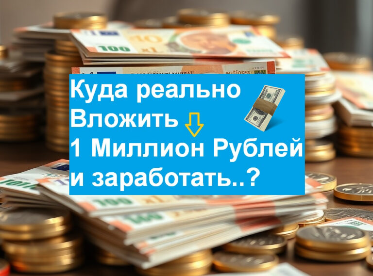 Куда вложить миллион рублей